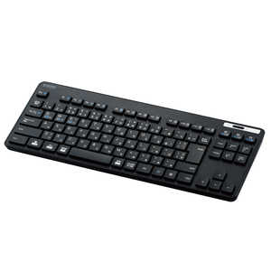エレコム　ELECOM キーボード 抗菌 ［ワイヤレス /Bluetooth］ ブラック TK-FBM119KBK