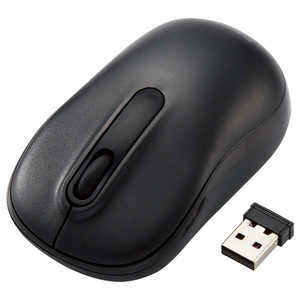 エレコム　ELECOM マウス Mサイズ 抗菌 [光学式 /無線(ワイヤレス) /3ボタン /USB] ブラック M-DY11DRSKBK
