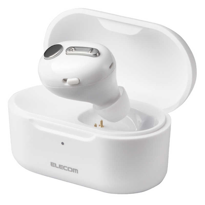 エレコム　ELECOM エレコム　ELECOM ヘッドセット ホワイト [ワイヤレス（Bluetooth） /片耳 /イヤホンタイプ] LBT-HSC32MPWH LBT-HSC32MPWH
