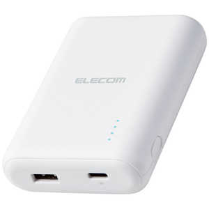 エレコム　ELECOM モバイルバッテリー/10050mAh/2.4A/Type-C入力/抗菌 DE-C31L-10050WH
