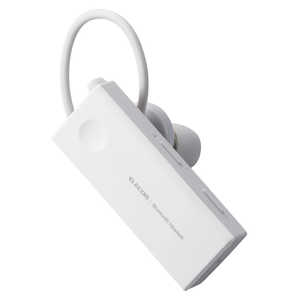 エレコム　ELECOM ヘッドセット 防水 ホワイト [ワイヤレス(Bluetooth) /片耳 /イヤフックタイプ] LBT-HSC10WPMPWH
