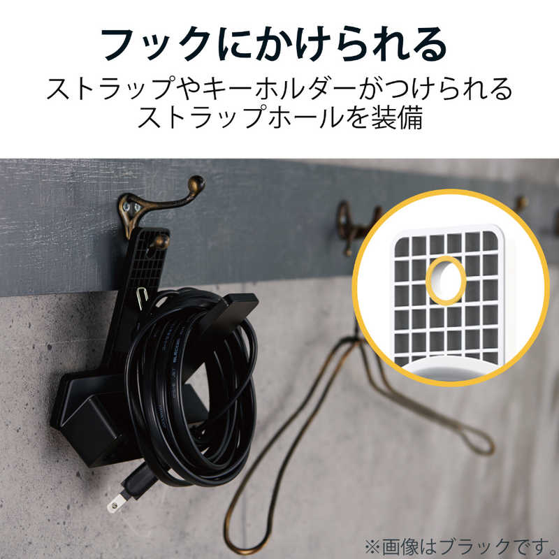 エレコム　ELECOM エレコム　ELECOM クリップタップ/雷サージ付/3個口/2.5m ホワイト T-KF03-2325WH T-KF03-2325WH