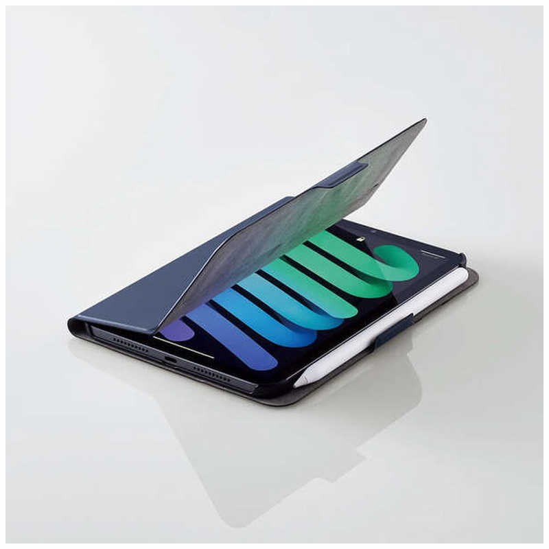 エレコム　ELECOM エレコム　ELECOM iPad mini 第6世代(2021年モデル) フラップケース ソフトレザー フリーアングル スリープ対応 TB-A21SWVFUNV TB-A21SWVFUNV