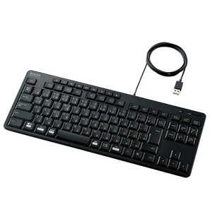 쥳 ELECOM ܡ  (Chrome/Mac/Win) ͭ /USB ֥å TK-FCM113SKBK