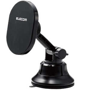 エレコム　ELECOM スマホホルダー マグネット吸着 ゲル吸盤 P-CARS14BK P-CARS14BK