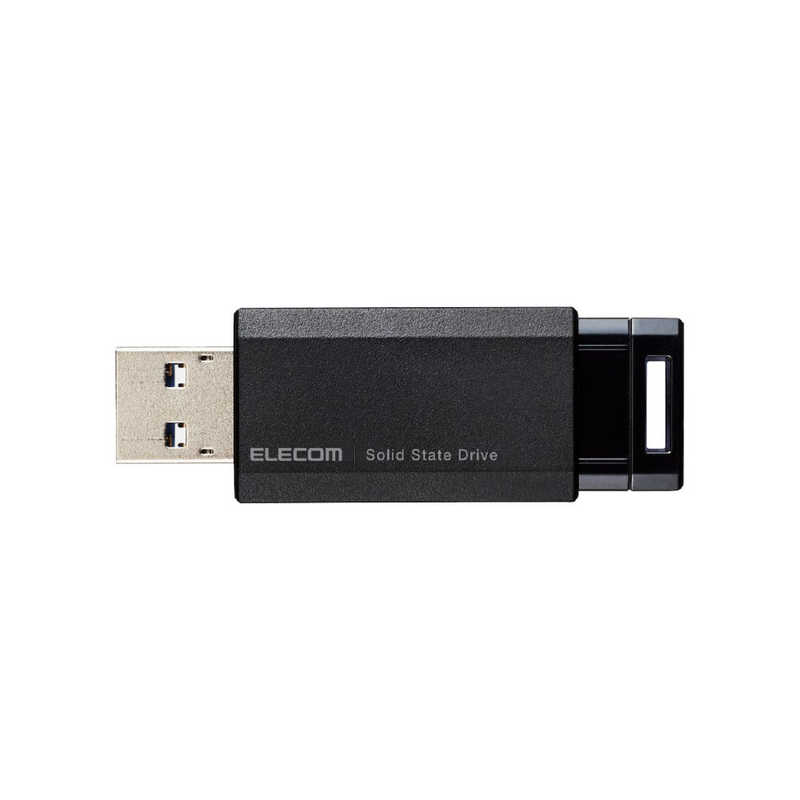 エレコム　ELECOM エレコム　ELECOM 外付けSSD USB-A接続 PS5/PS4、録画対応(Chrome/iPadOS/iOS/Mac/Windows11対応) ブラック [250GB /ポータブル型] ESD-EPK0250GBK ESD-EPK0250GBK