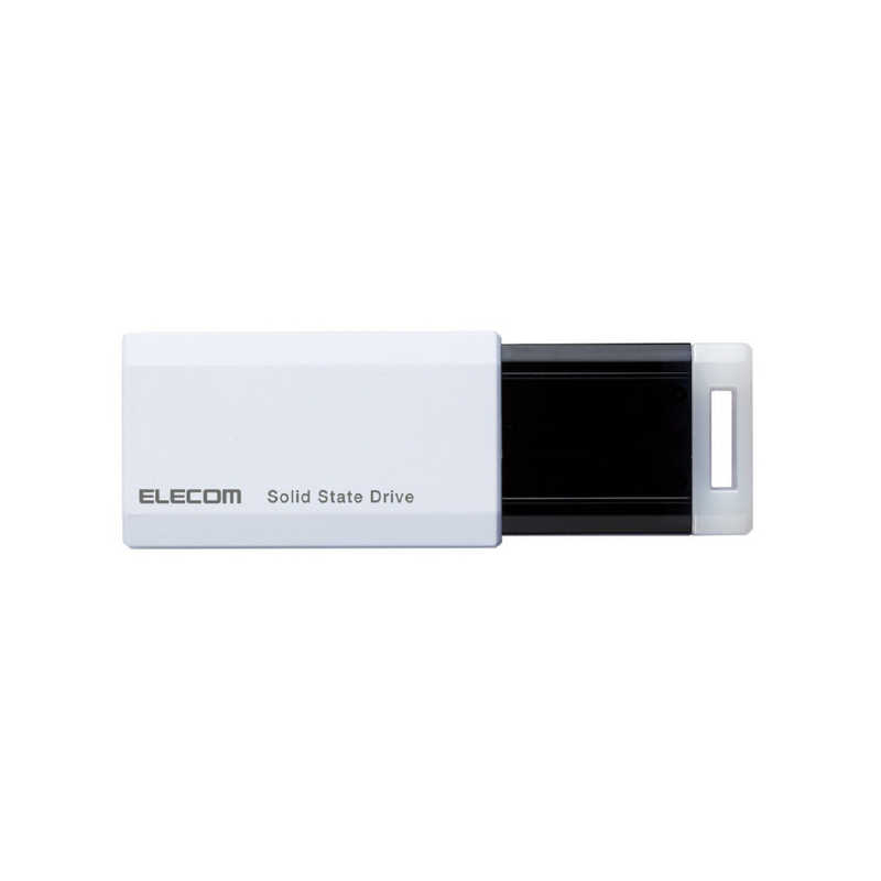 エレコム　ELECOM エレコム　ELECOM 外付けSSD USB-A接続 PS5/PS4、録画対応(Chrome/iPadOS/iOS/Mac/Windows11対応) ホワイト [500GB /ポータブル型] ESD-EPK0500GWH ESD-EPK0500GWH