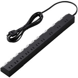 エレコム ELECOM 10口個別スイッチ/雷サージ有り/回転脚有り/2.5mBK T-K7A-21025BK エレコム ELECOM 10口個別スイッチ/雷サージ有り/回転脚有り/2.5mBK T-K7A-21025BK