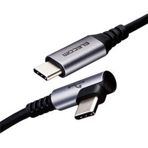 쥳 ELECOM Type-C USB-C֥ ޥ USB(C-C) PD ǧ L MPA-CCL12NBK