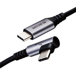 쥳 ELECOM Type-C USB-C֥ ޥ USB(C-C) PD ǧ L MPA-CCL20NBK