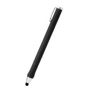 エレコム　ELECOM 〔タッチペン:シリコンタイプ〕 ボールペン型 ブラック P-TPBPENBK