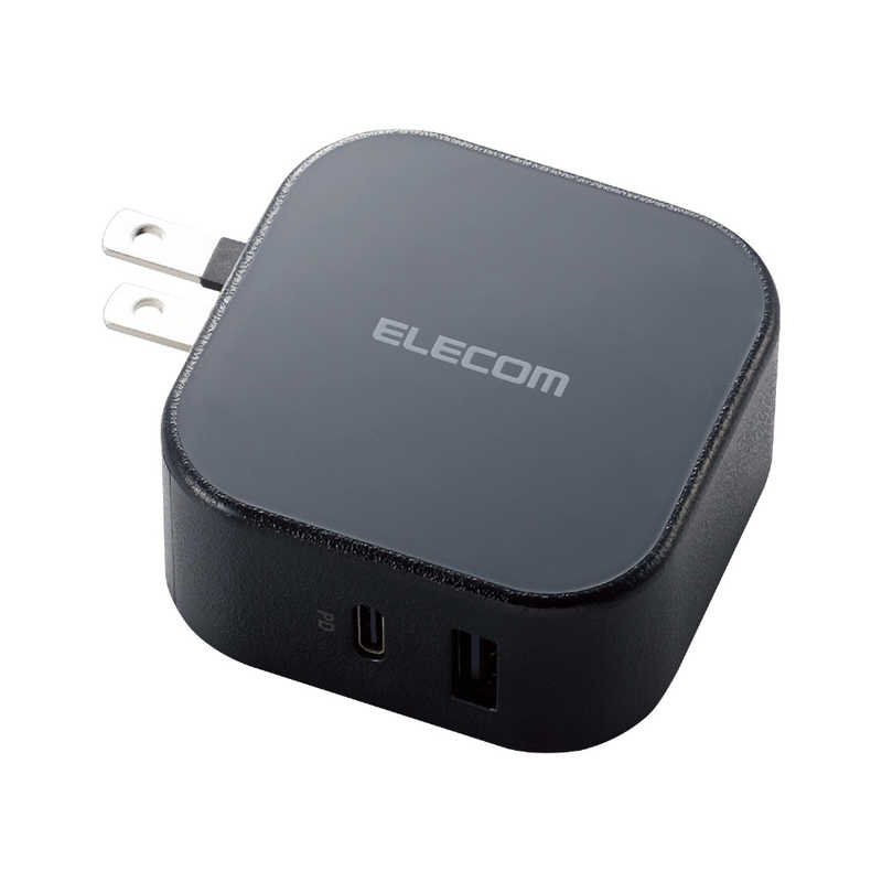 エレコム　ELECOM エレコム　ELECOM AC充電器 スマホ タブレット用 USB PD対応 20W+12W MPA-ACCP20BK MPA-ACCP20BK