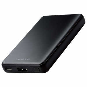 エレコム　ELECOM モバイルバッテリー［5000mAh/12W/USB-A×1/USB-C×1］ DE-C26-5000BK