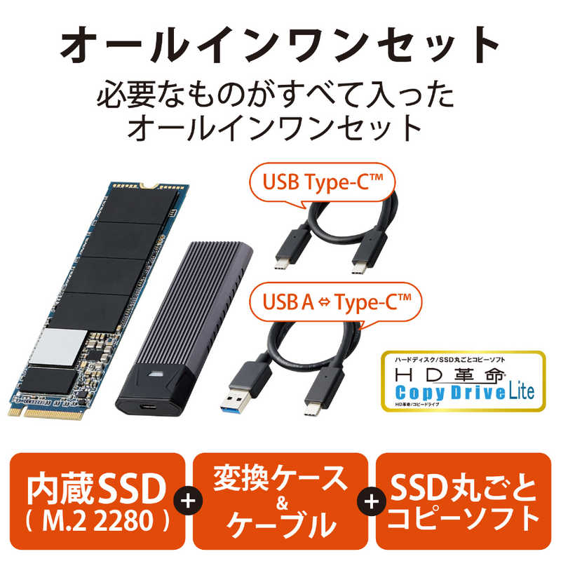 エレコム　ELECOM エレコム　ELECOM 内蔵SSD PCI-Express接続 ESD-IM20256G [256GB /M.2] ESD-IM20256G ESD-IM20256G