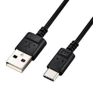 エレコム ELECOM USB Type-Cケーブル スマホ用 USB(A-C) 極細 1.0m MPA-ACX10BK エレコム ELECOM USB Type-Cケーブル スマホ用 USB(A-C) 極細 1.0m MPA-ACX10BK