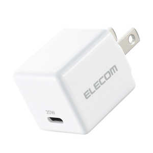 エレコム　ELECOM AC充電器/USB充電器/USB PD認証/20W/C1ポート/固定 MPA-ACCP22WH