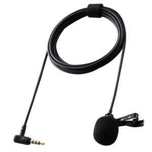 エレコム ELECOM クリップ付きピンマイク ウインドジャマー付 4極φ3.5mm 変換ケーブル付 収納ポーチ付 1.8m ブラック HS-MC09BK エレコム ELECOM クリップ付きピンマイク ウインドジャマー付 4極φ3.5mm 変換ケーブル付 収納ポーチ付 1.8m ブラック HS-MC09BK