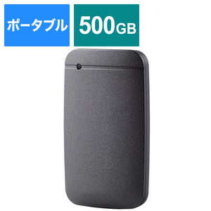エレコム　ELECOM 【アウトレット】外付けSSD USB3.2(Gen1)対応 Type-C&Type-A 500GB　ﾌﾞﾗｯｸ ESD-EFA0500GBKR