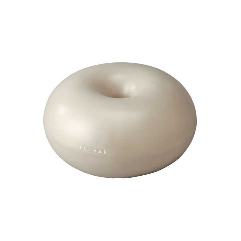 エレコム ELECOM ドーナツ型バランスボール(直径約50cm/アイボリー)HCF 