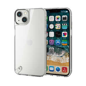 エレコム　ELECOM iPhone13 6.1inch 2眼 ハイブリッドケース ガラス PM-A21BHVCG1CR