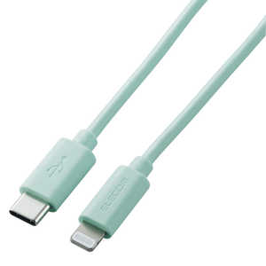쥳 ELECOM USB-C  Lightning֥ [ /ž /1m /USB Power Delivery /MFiǧ] ꡼ U2C-APCL10GN