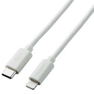 쥳 ELECOM USB-C  Lightning֥ [ /ž /1m /MFiǧ] С U2C-APCL10SV