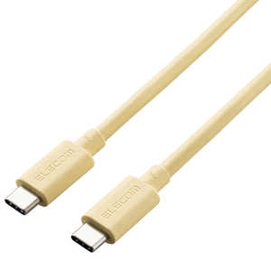 エレコム　ELECOM USB4ケーブル C-Cタイプ 0.8m USB4-APCC5P08YL