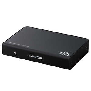 쥳 ELECOM HDMIʬ۴ 4K 60P б 1 2 ץå ֥å VSP-HDP12BK