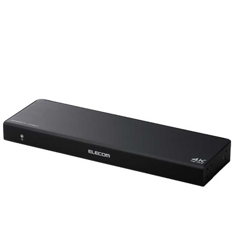 エレコム　ELECOM エレコム　ELECOM HDMI分配器 4K 60P 対応 1入力 8出力 スプリッター ブラック  VSP-HDP18BK VSP-HDP18BK