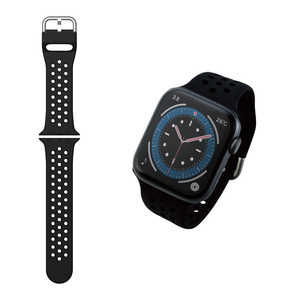 쥳 ELECOM Apple Watch Х Series 7/6/5/4/3/2/1SEб 45mm 44mm 42mm Х ꥳ ƥ֥  ݡ ̵ ֥å AW-44BDS