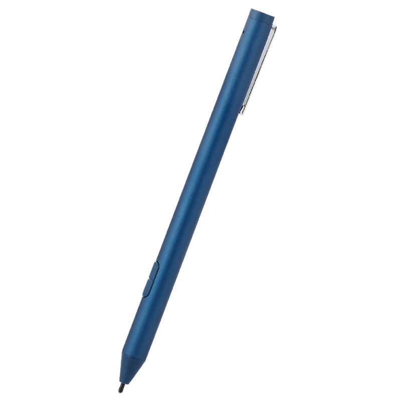 エレコム　ELECOM エレコム　ELECOM タッチペン 充電式 スタイラスペン 極細 ペン先 2mm ブルー  P-TPMPP20BU P-TPMPP20BU