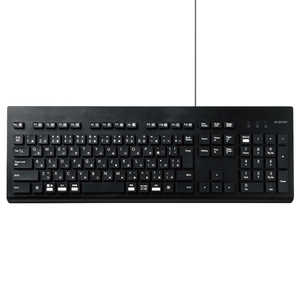 쥳 ELECOM ܡ  (Chrome/Mac/Windows11б) ͭ /USB ֥å TK-WS01UMKBK