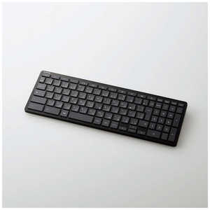 エレコム ELECOM キーボード 抗菌 (Chromebook対応 WWCB認証) ［ワイヤレス /Bluetooth］ ブラック TK-CB02BPKBK