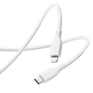 エレコム ELECOM USB Type-C to Lightningケーブル USB Power Delivery対応 なめらか 2.0m ホワイト MPA-CLSS20WH エレコム ELECOM USB Type-C to Lightningケーブル USB Power Delivery対応 なめらか 2.0m ホワイト MPA-CLSS20WH