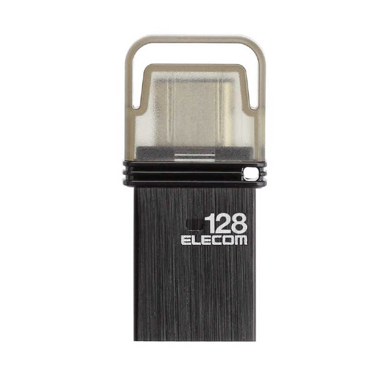 エレコム　ELECOM エレコム　ELECOM USBメモリ USB3.1(Gen1) Type-C キャップ式 128GB ブラック MF-CAU31128GBK MF-CAU31128GBK