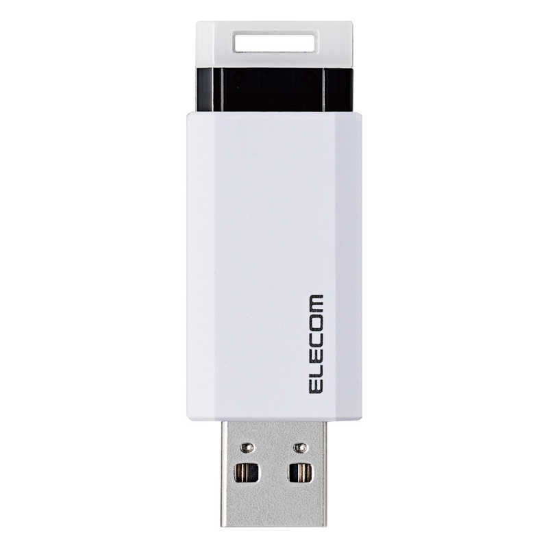 エレコム　ELECOM エレコム　ELECOM USBメモリー USB3.1(Gen1)対応 ノック式 オートリターン機能付 128GB ホワイト MF-PKU3128GWH MF-PKU3128GWH