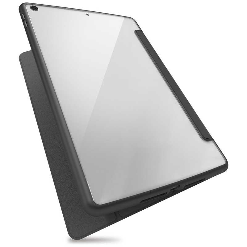 エレコム　ELECOM エレコム　ELECOM iPad 10.2 第9世代 TOUGH SLIM フレームカラー フラップ付き TB-A21RTSLFCBK TB-A21RTSLFCBK