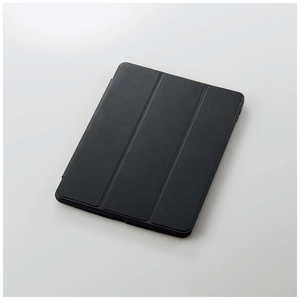 エレコム　ELECOM iPad 10.2 第9世代 TOUGH SLIM フレームカラー フラップ付き TB-A21RTSLFCBK