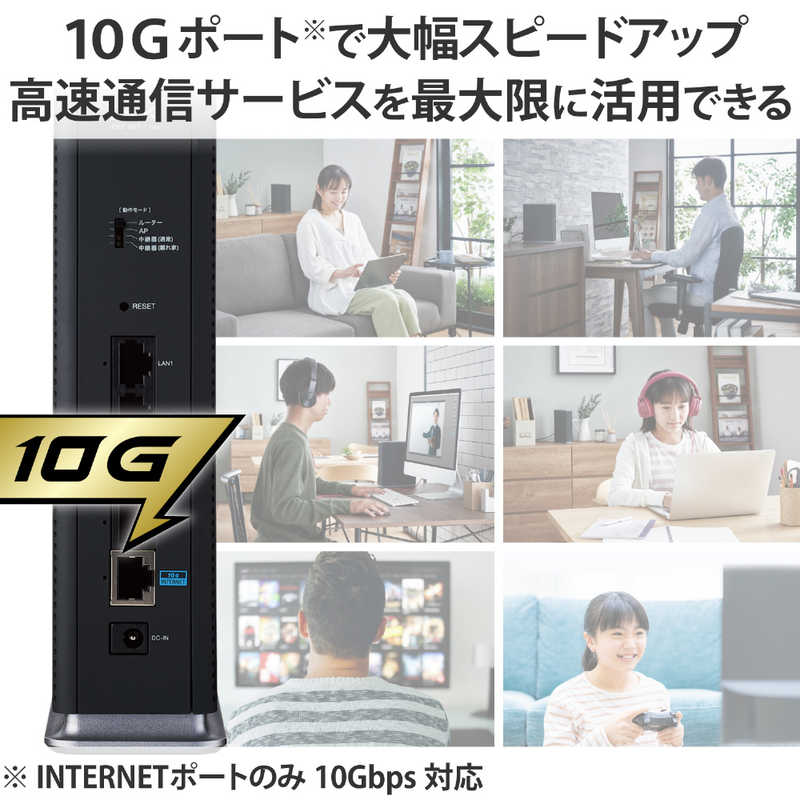 エレコム　ELECOM エレコム　ELECOM Wi-Fiルーター 4804+1147Mbps(Android/iPadOS/iOS/Mac/Windows11対応) グレー [Wi-Fi 6(ax)/ac/n/a/g/b] WRC-X6000XS-G WRC-X6000XS-G