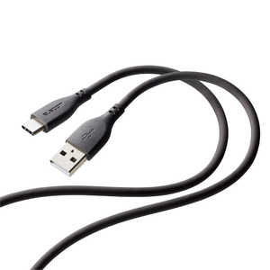 エレコム ELECOM USB-A to USB Type-Cケーブル なめらか 1.0m グレー MPA-ACSS10GY エレコム ELECOM USB-A to USB Type-Cケーブル なめらか 1.0m グレー MPA-ACSS10GY