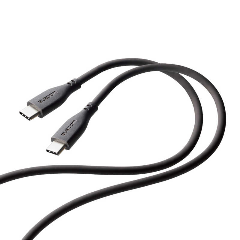 エレコム　ELECOM エレコム　ELECOM USB Type-C to USB Type-Cケーブル USB Power Delivery対応 なめらか 1.0m グレー  MPA-CCSS10GY MPA-CCSS10GY