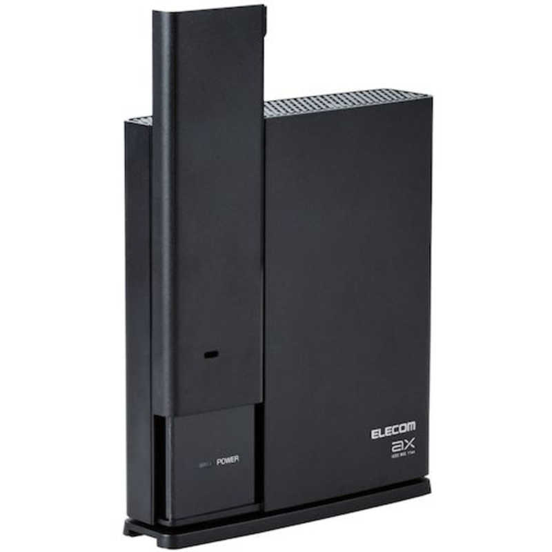 エレコム　ELECOM エレコム　ELECOM 無線LANルーター中継器/11ax/1201＋574Mbps/有線Giga/IPv6(IPoE)対応/ブラック WSC-X1800GS2-B WSC-X1800GS2-B