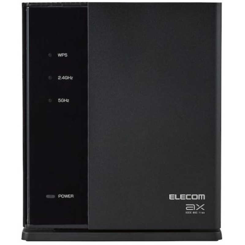 エレコム　ELECOM エレコム　ELECOM 無線LANルーター中継器/11ax/1201＋574Mbps/有線Giga/IPv6(IPoE)対応/ブラック WSC-X1800GS2-B WSC-X1800GS2-B