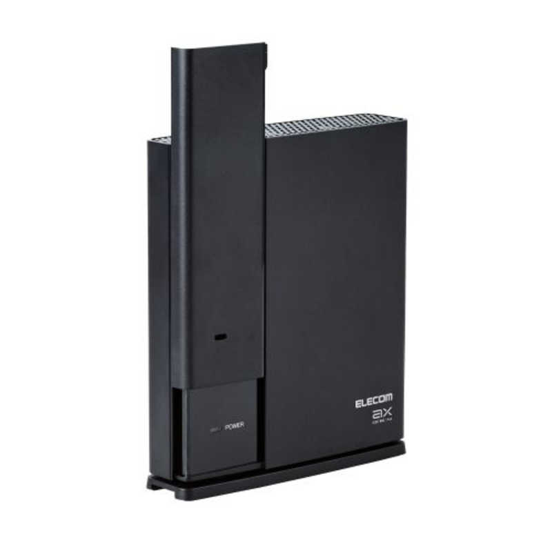 エレコム　ELECOM エレコム　ELECOM 無線LANルーター中継器/11ax/1201＋574Mbps/有線Giga/IPv6(IPoE)対応/ブラック WSC-X1800GS2-B WSC-X1800GS2-B
