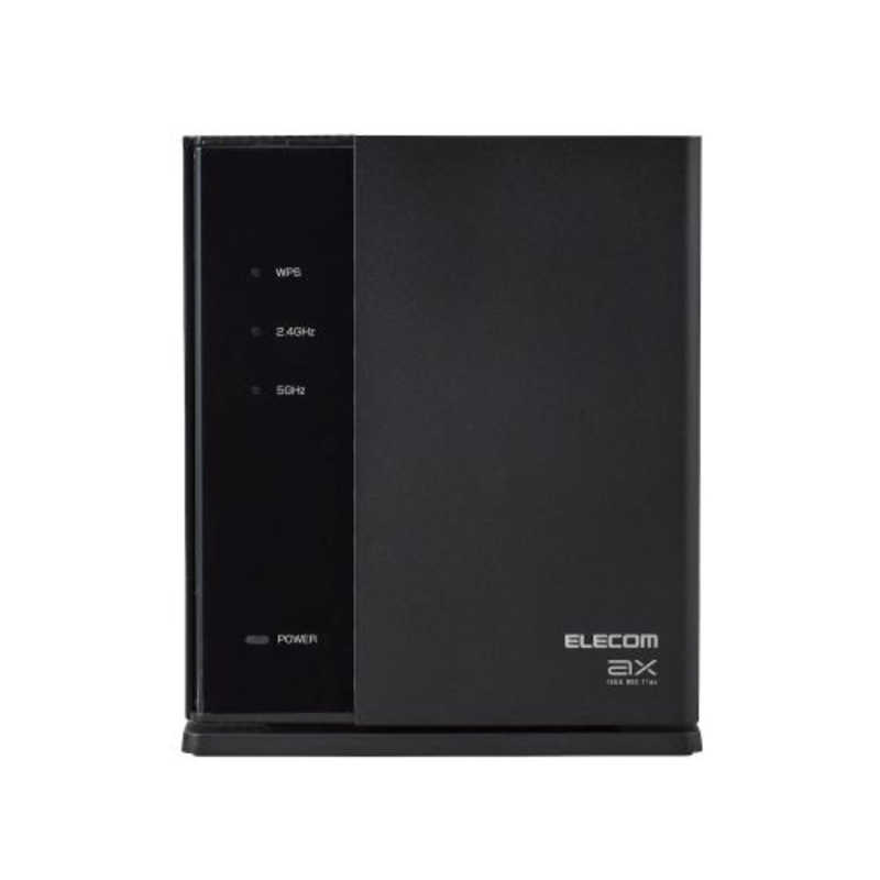 エレコム　ELECOM エレコム　ELECOM 無線LANルーター中継器/11ax/1201＋574Mbps/有線Giga/IPv6(IPoE)対応/ブラック WSC-X1800GS2-B WSC-X1800GS2-B