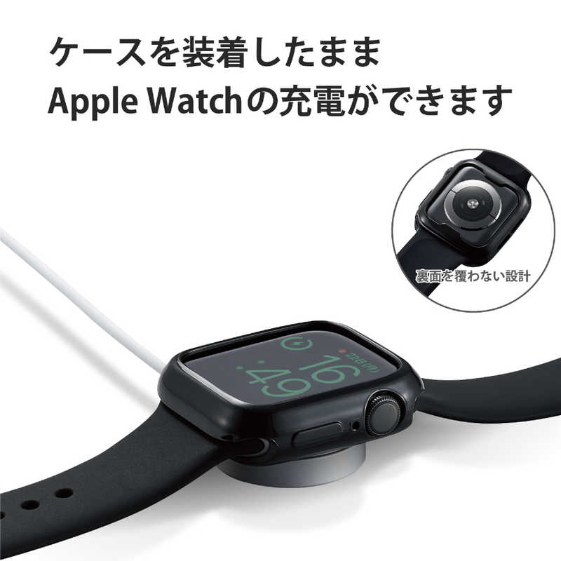 エレコム　ELECOM エレコム　ELECOM Apple Watch 40mm/ソフトバンパー/ブラック AW20SBPUBK AW20SBPUBK