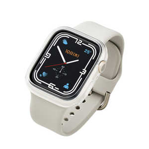 エレコム　ELECOM Apple Watch series7 45mm/ソフトバンパー/クリア AW21ABPUCR