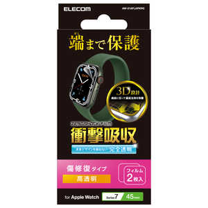 쥳 ELECOM Apple Watch series7 45mm ׷ۼեƩ AW-21AFLAPKRG