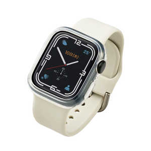 エレコム　ELECOM Apple Watch series7 41mm/ソフトバンパー/クリア AW21BBPUCR