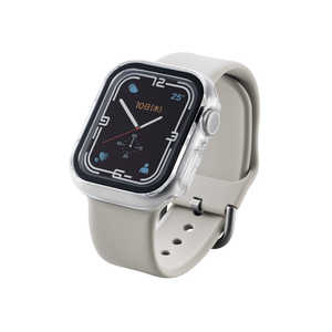 エレコム　ELECOM Apple Watch series7 41mm/フルカバーケース/プレミアムガラス/セラミックコート/クリア AW-21BFCGCCR
